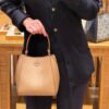 Original Quality [Full Genuine Leather Series, New Item with Attention to Detail] Tory Burch McGraw Hobo