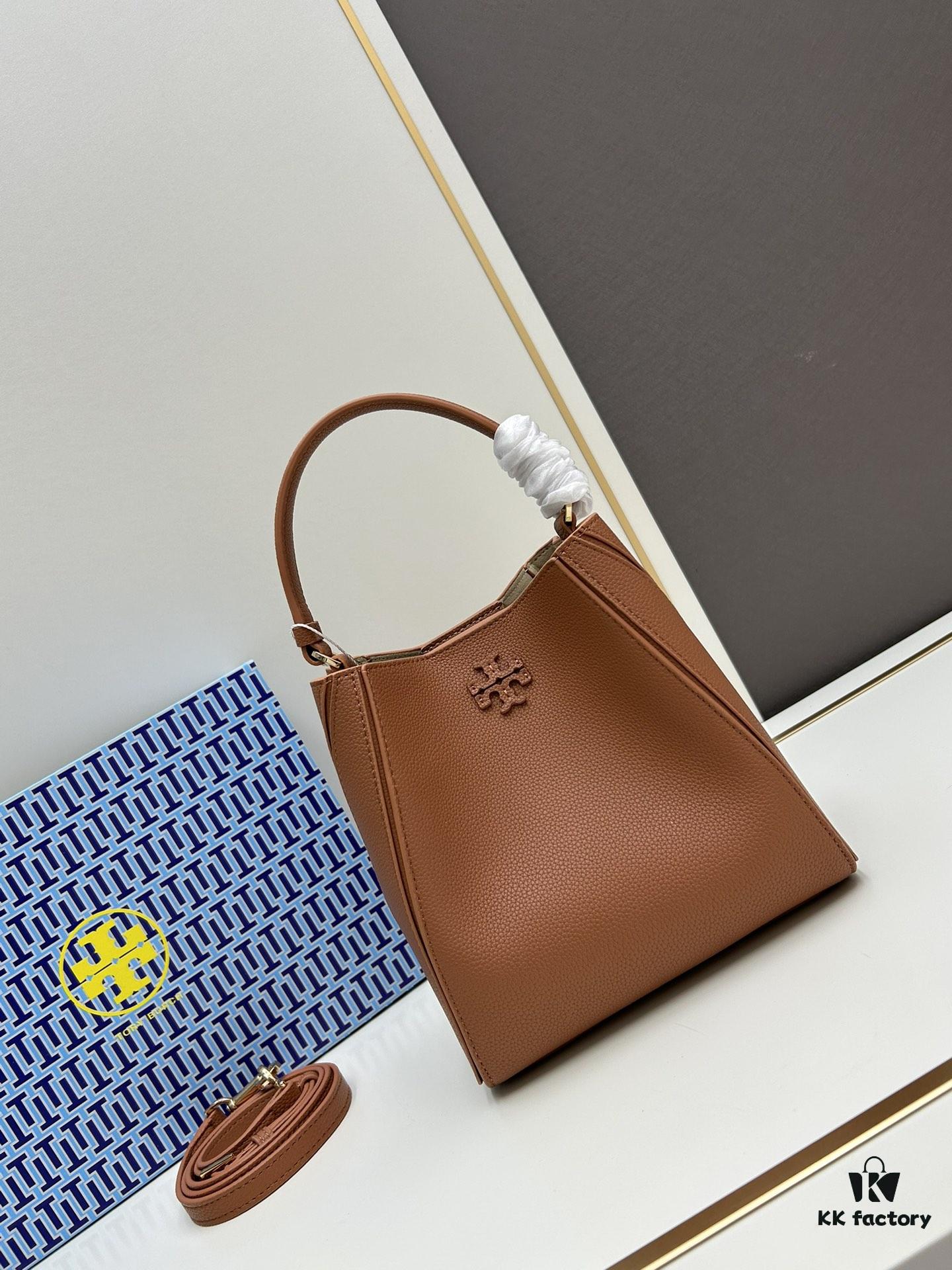 Original Quality [Full Genuine Leather Series, New Arrival with Attention to Details] Tory Burch McGraw Hobo
