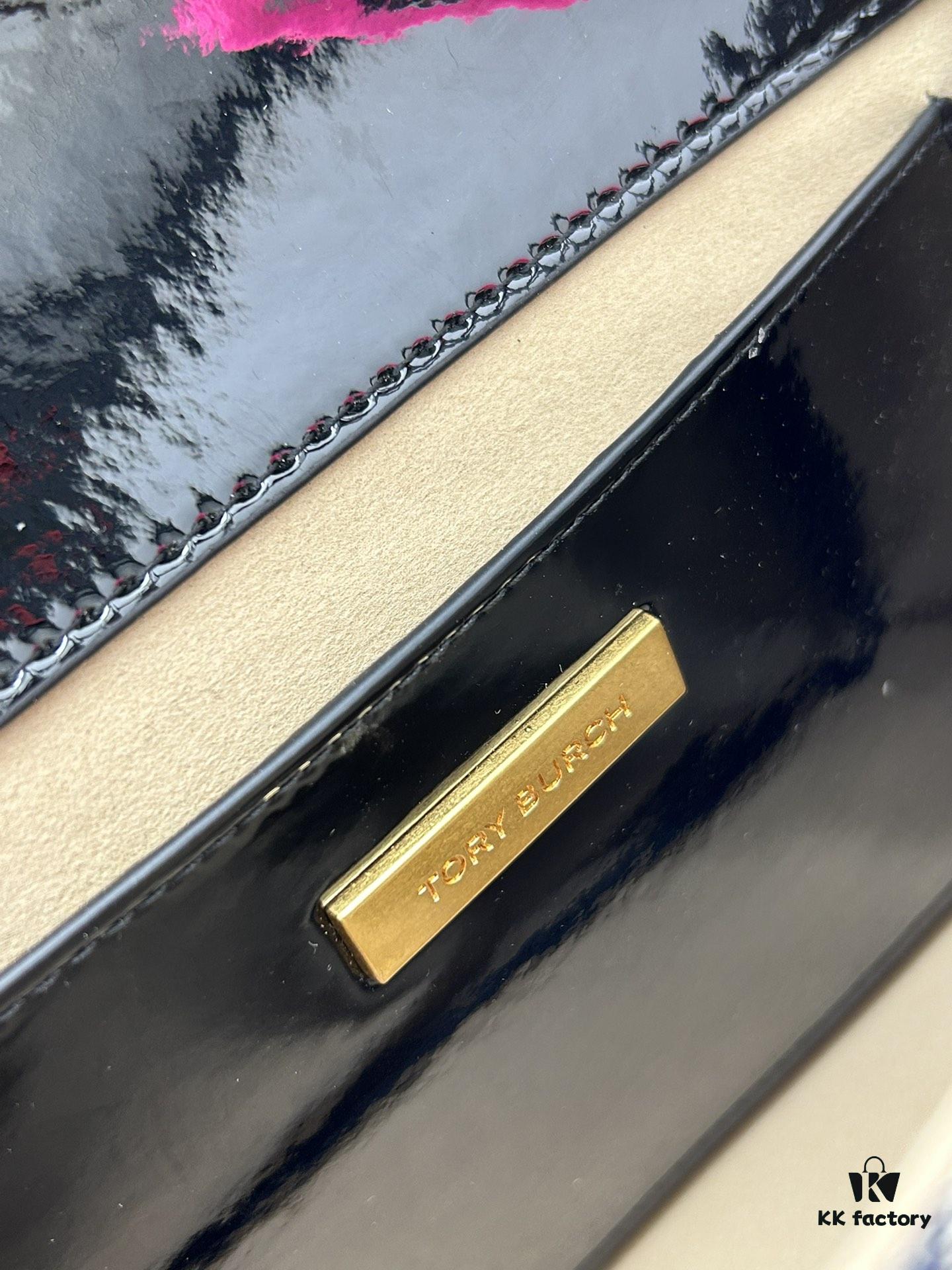 6930b12d6e68136f4d9ad744 New Arrival Oil-Diffuser Bag Series – Tory Burch Robinson Satchel, Dual-Use Shoulder Bag in Spazzolato Shiny Patent Leather