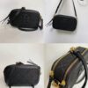 Original Quality [New Item with Attention to Detail] TORY BURCH 2024 Lunar New Year New Camera Bag, (Includes Hang Tag, Sticker, Logo Label, Plastic Bag, and Brand Copy Paper) Miller Signature Print Camera Bag with Double Zippers, Dimensions: 19.5 x 11.5 x 6 cm