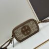 Original Quality [New Item with Attention to Detail] TORY BURCH 2024 Lunar New Year New Camera Bag, (Includes Hang Tag, Sticker, Logo Label, Plastic Bag, and Brand Copy Paper) Miller Signature Print Camera Bag with Double Zippers, Dimensions: 19.5 x 11.5 x 6 cm