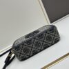 Original Quality [New Item with Attention to Detail] TORY BURCH 2024 Lunar New Year New Camera Bag, (Including Hang Tag, Sticker, Logo Label, Plastic Bag, and Brand Copy Paper) Miller Signature Print Camera Bag with Double Zippers, Size: 19.5 x 11.5 x 6 cm