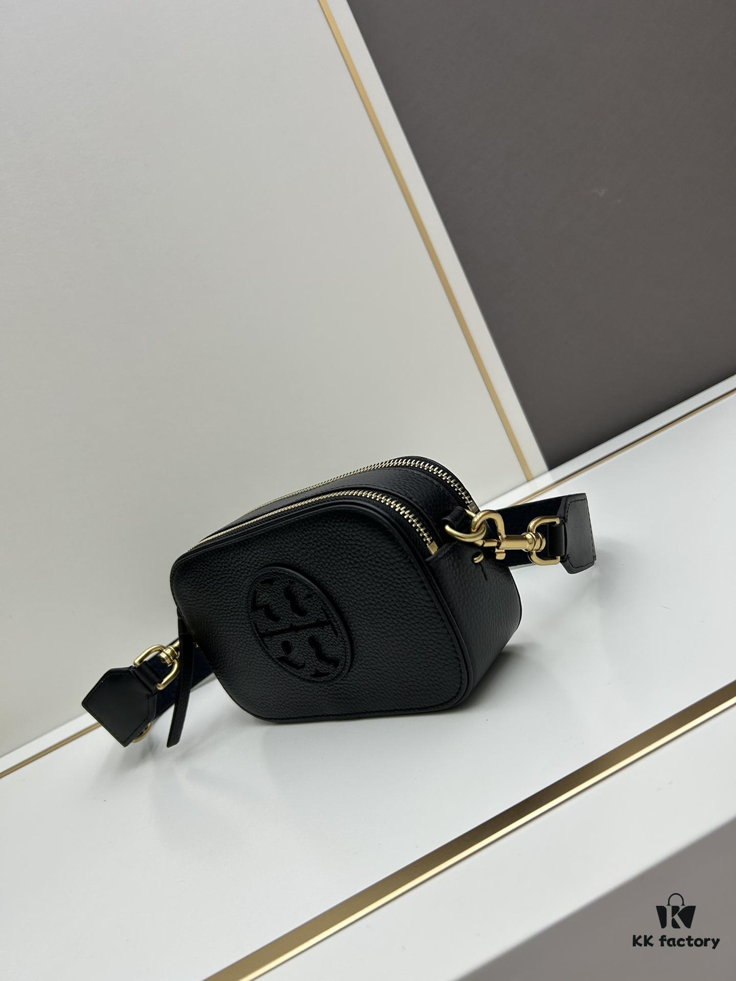 6930b1536e68136f4d9ad787 Guaranteed Genuine Leather, Original Quality Tory Burch New Denim Miller Camera Bag, Shoulder Crossbody Bag, Perfect Spring Summer Accessory, Lightweight Travel