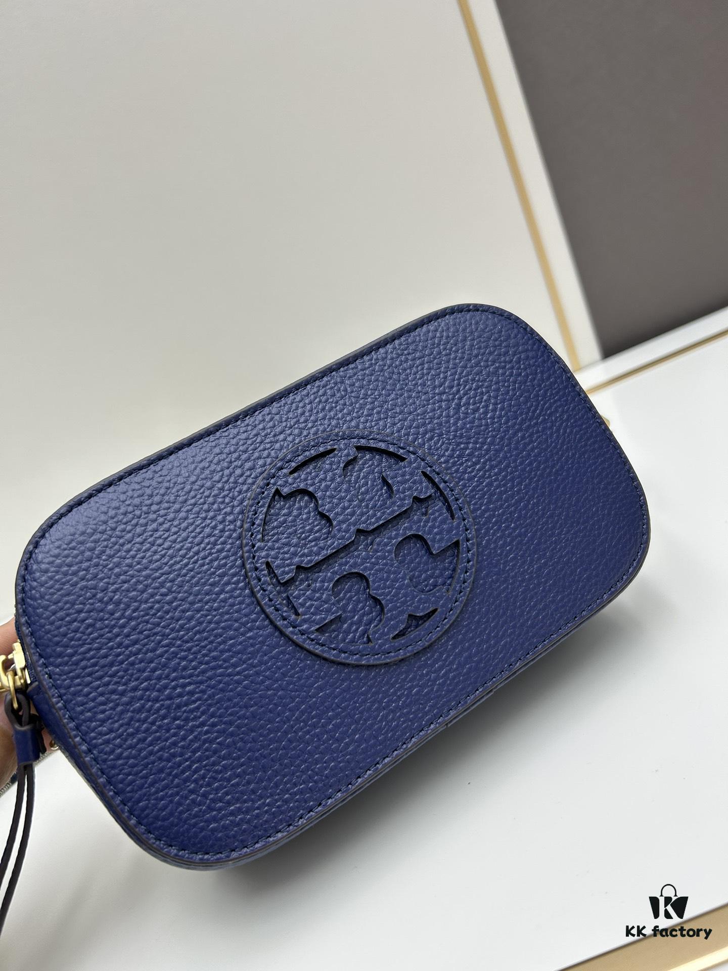 6930b15d6e68136f4d9ad798 Authentic Tory Burch Miller Denim Camera Bag New Arrival, 100% Genuine Leather, Original Quality, Crossbody Shoulder Bag