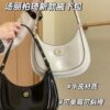 Original Quality [Full Leather Series, New Arrival with Attention to Details] TORY BURCH Robinson New Crescent Underarm Bag Made from Premium Leather