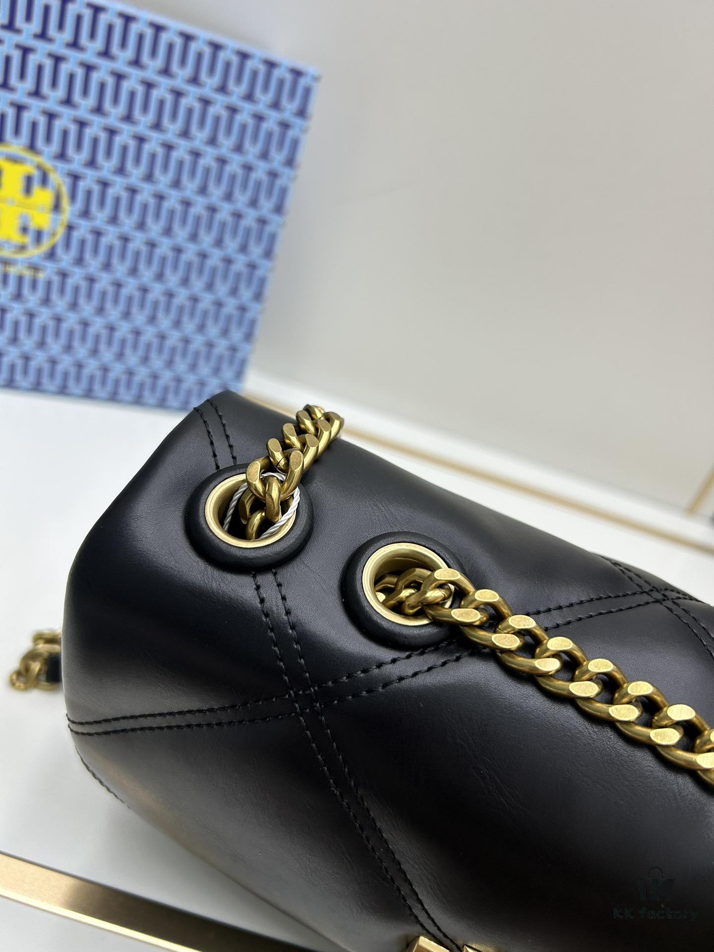 Original Quality [Full Leather Series, New Arrival with Attention to Detail] TB Kira Cowhide Bag