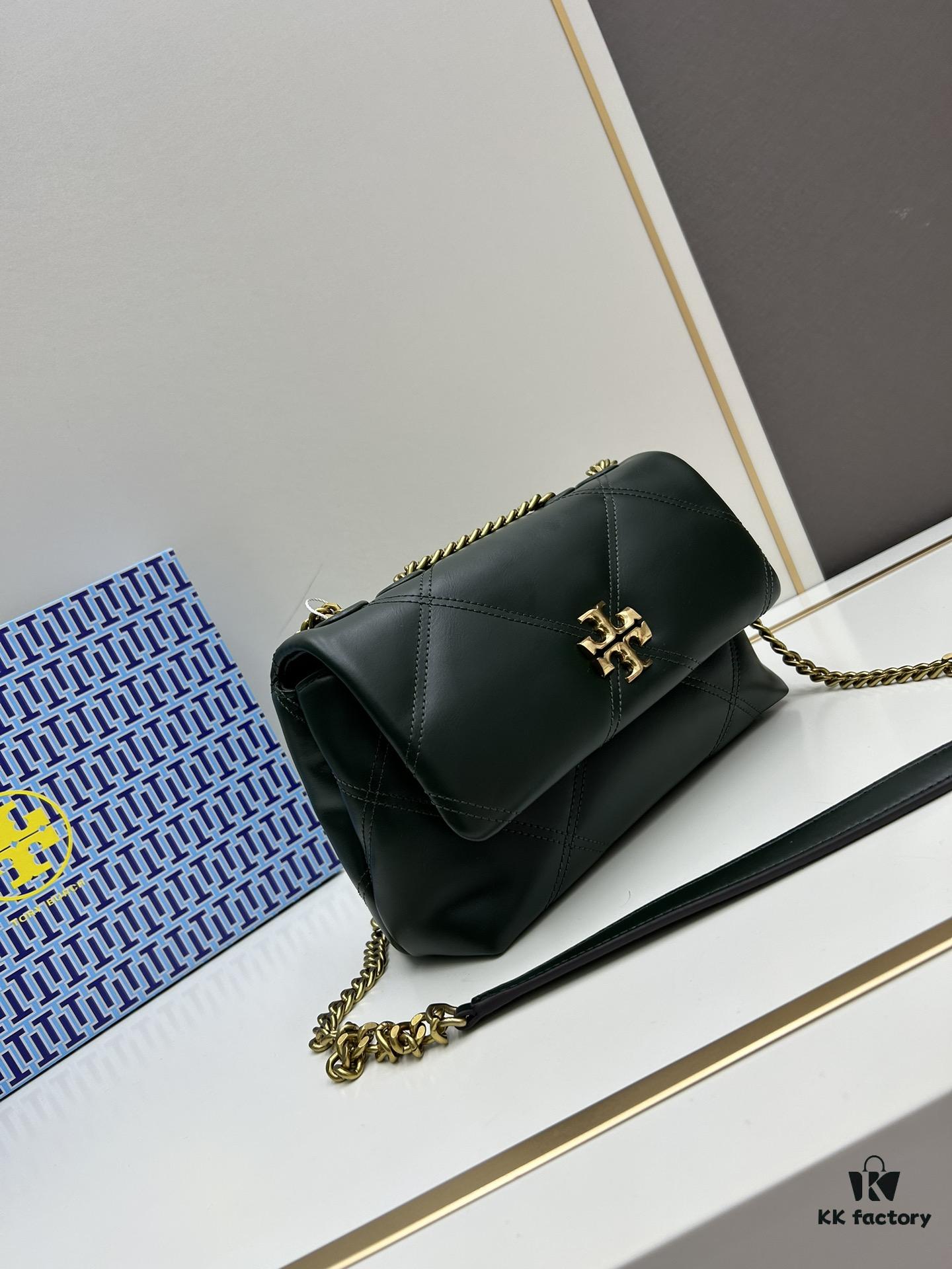 Original Quality [Full Leather Series, New Arrival with Attention to Detail] TB Kira Cowhide Bag