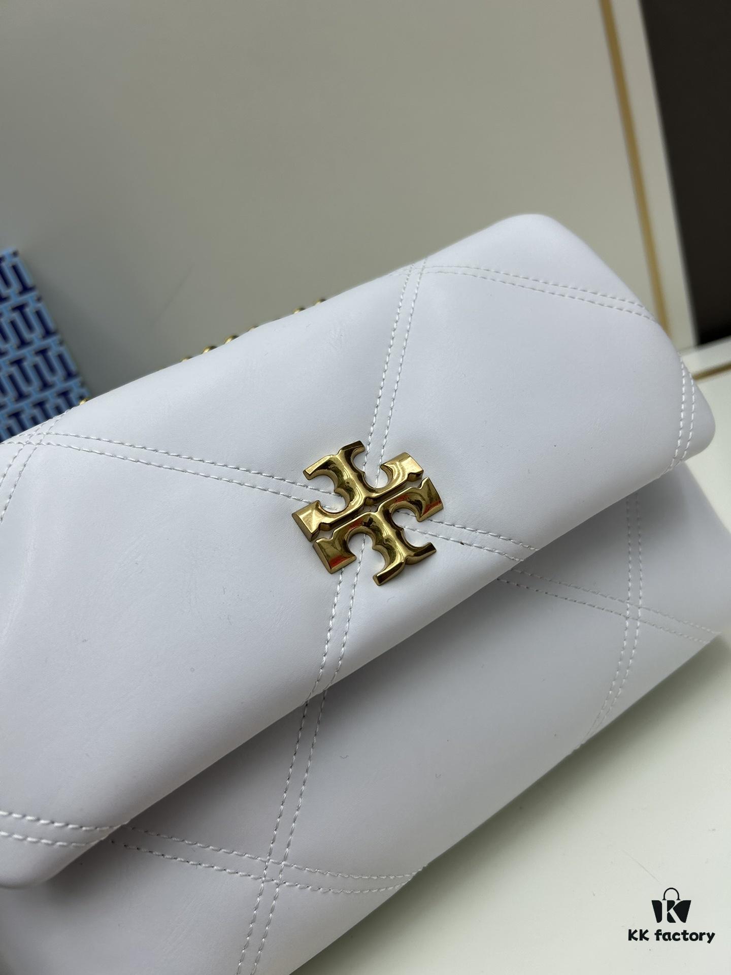 Original Quality [Full Leather Series, New Arrival with Attention to Detail] TB Kira Calfskin Handbag