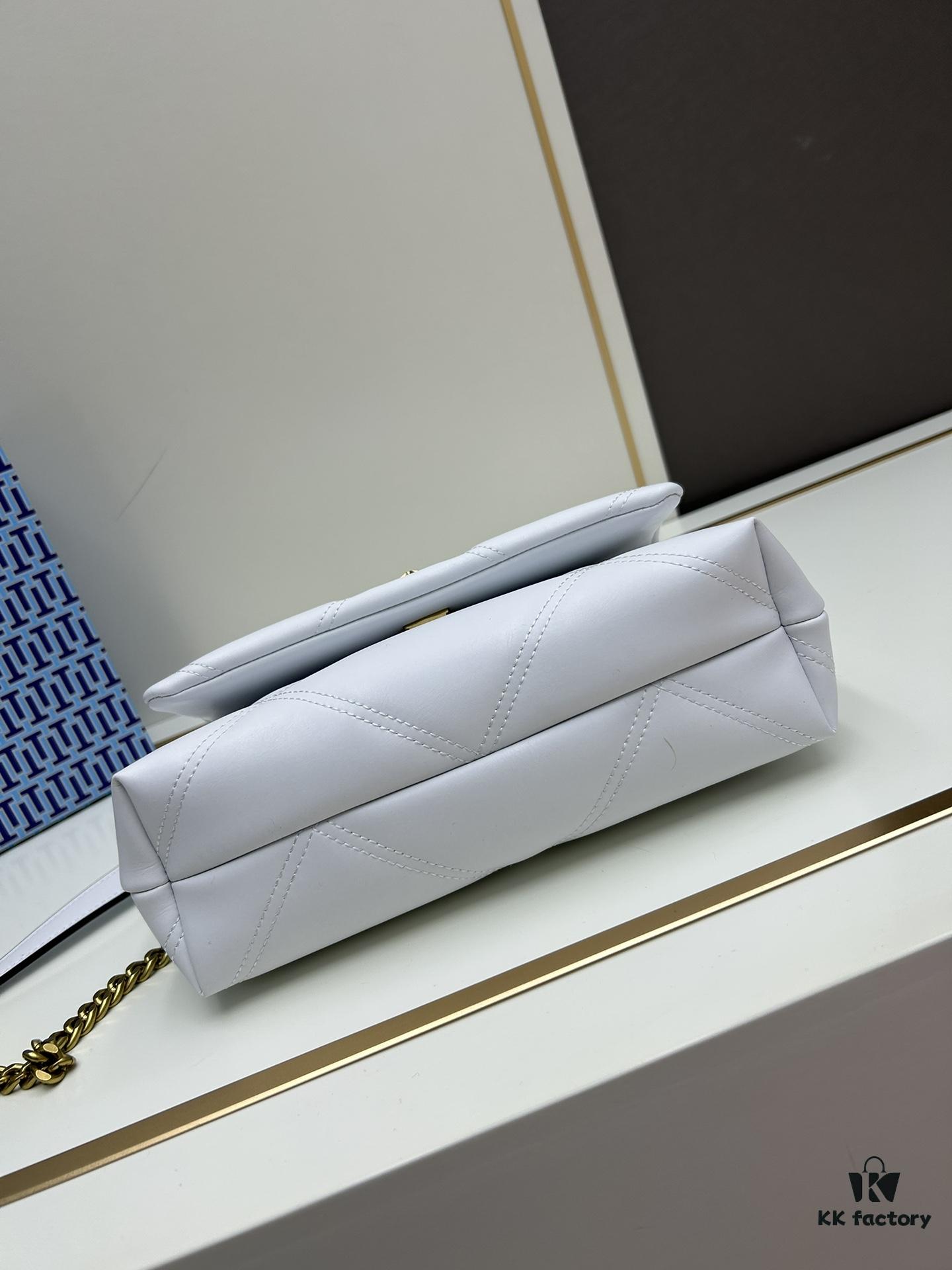Original Quality [Full Leather Series, New Arrival with Attention to Detail] TB Kira Calfskin Handbag