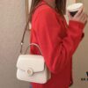 6930b1956e68136f4d9ad7f2 New TORY BURCH Robinson Series Patent Leather Motorcycle Bag – Classic Foldover Handbag with Multiple Carrying Options