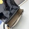 6930b1a36e68136f4d9ad80b New TORY BURCH Robinson Series Patent Leather Biker Bag – Smooth Shiny Finish, Suede Lining, Brass Hardware, Magnetic Snap Closure, Multi-Wear Handle