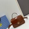 6930b1a66e68136f4d9ad80f New TORY BURCH Robinson Series Patent Leather Motorcycle Bag – Classic Foldover Handbag with Multiple Carrying Options