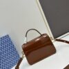 6930b1a86e68136f4d9ad811 New TORY BURCH Robinson Series Patent Leather Motorcycle Bag – Classic Foldover Handbag with Multiple Carrying Options