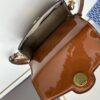 6930b1aa6e68136f4d9ad814 New TORY BURCH Robinson Series Patent Leather Motorcycle Bag – Classic Foldover Handbag with Multiple Carrying Options