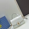 6930b1ad6e68136f4d9ad817 New TORY BURCH Robinson Series Patent Leather Biker Bag – Smooth Shiny Finish, Suede Lining, Brass Hardware, Magnetic Snap Closure, Multi-Wear Handle