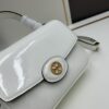 6930b1ae6e68136f4d9ad819 New TORY BURCH Robinson Series Patent Leather Biker Bag – Smooth Shiny Finish, Suede Lining, Brass Hardware, Magnetic Snap Closure, Multi-Wear Handle