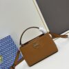 6930b1b96e68136f4d9ad82b Tory Burch Britten Series Mini Tote Bag New Arrival Pebbled Leather Crossbody Handbag