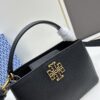 6930b1bb6e68136f4d9ad82e Tory Burch Britten Series Mini Tote Bag New Arrival Pebbled Leather Diana Bag