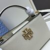 6930b1c56e68136f4d9ad83f Tory Burch Britten Series Mini Tote Bag New Arrival Pebbled Leather Diana Bag