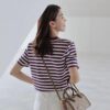 Small [New Arrival Attention to Detail] TORY BURCH T Monogram Mini Jacquard Barrel Bag