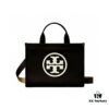 6930b1ea6e68136f4d9ad87e TORY BURCH Ella Canvas Collection - New Arrival with Attention to Detail, Printed Logo Zip Closure Tote Bag