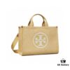 6930b1ef6e68136f4d9ad885 TORY BURCH Ella Canvas Collection - New Arrival with Attention to Detail, Printed Logo Zip Closure Tote Bag