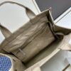 6930b1fb6e68136f4d9ad899 TORY BURCH Ella Canvas Tote Bag with Printed Logo, Zip Closure, Women's Shoulder Handbag from the Canvas Collection