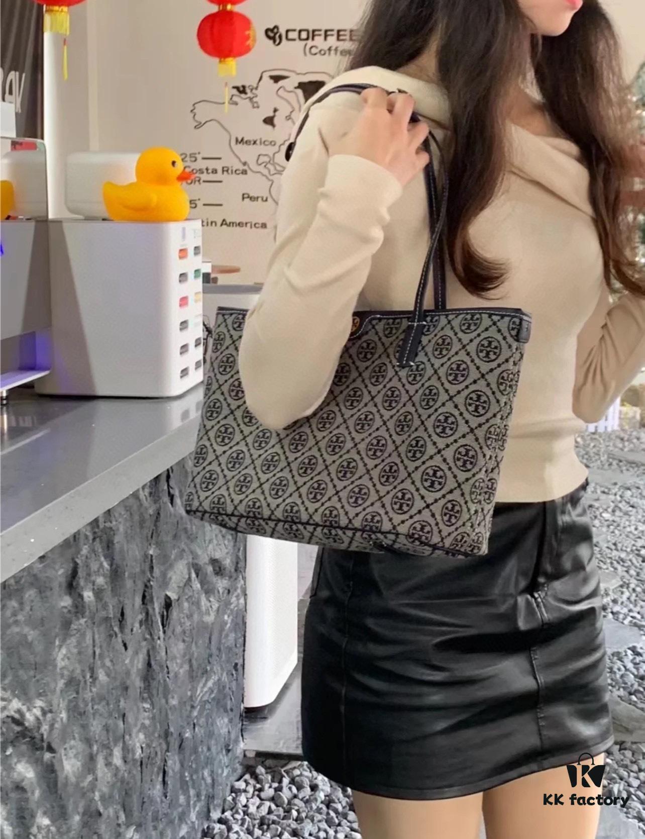 Tory Burch Small Monogram Print Tote Bag