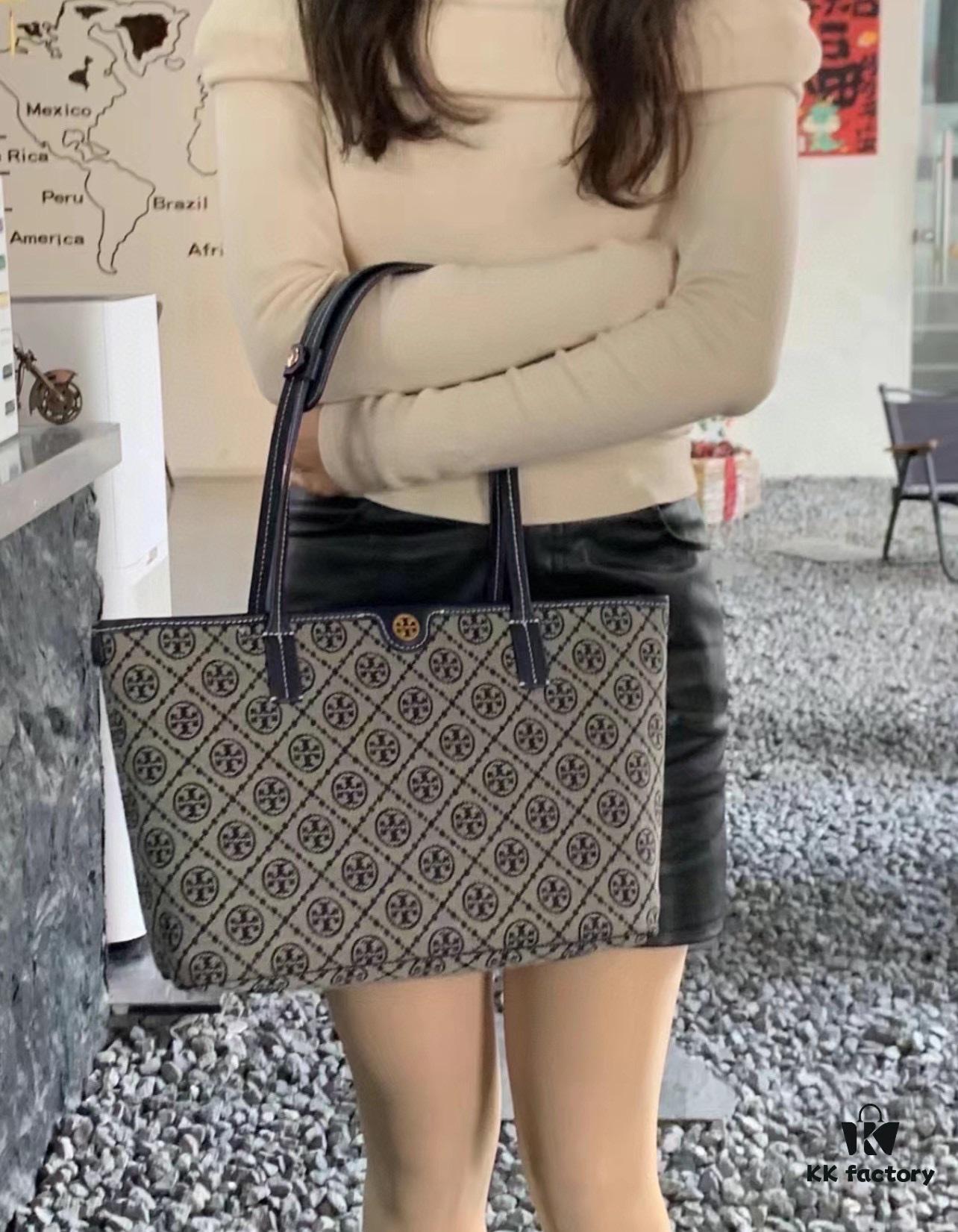 Tory Burch Small Monogram Print Tote Bag