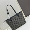 6930b2136e68136f4d9ad8c2 Tory Burch Small Monogram Tote Bag with Signature Double-T Logo in Woven Jacquard Fabric