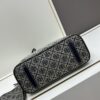 6930b2136e68136f4d9ad8c3 Tory Burch Small Monogram Tote Bag with Signature Double-T Logo in Woven Jacquard Fabric