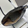 6930b2156e68136f4d9ad8c4 Tory Burch Small Monogram Tote Bag with Signature Double-T Logo in Woven Jacquard Fabric