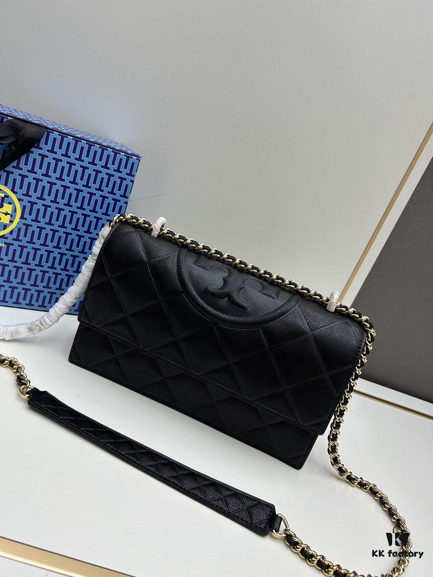 6930b21d6e68136f4d9ad8d3 Large Size Authentic Quality New TORY BURCH Miller Peony Bag Made of Full Grain Calfskin Leather with Signature Gold-Tone Double-T Logo