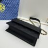 6930b22b6e68136f4d9ad8e9 TORY BURCH Miller Leather Accordion Bag - Genuine Calfskin with Logo Detail