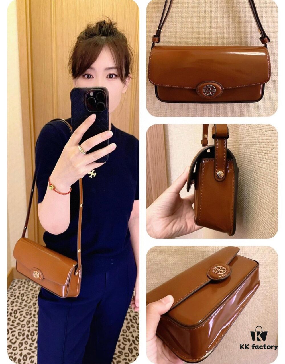 6930b2326e68136f4d9ad8f5 Tory Burch Robinson Rectangular Shoulder Bag, Full Leather Series, New Arrival with Attention to Detail