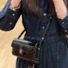 Tory Burch Robinson Rectangular Shoulder Bag, Full Leather Series, New Arrival with Attention to Detail