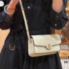Tory Burch Robinson Rectangular Shoulder Bag, Full Leather Series, New Arrival with Attention to Detail