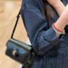 Tory Burch Robinson Rectangular Shoulder Bag, Full Leather Series, New Arrival with Attention to Detail