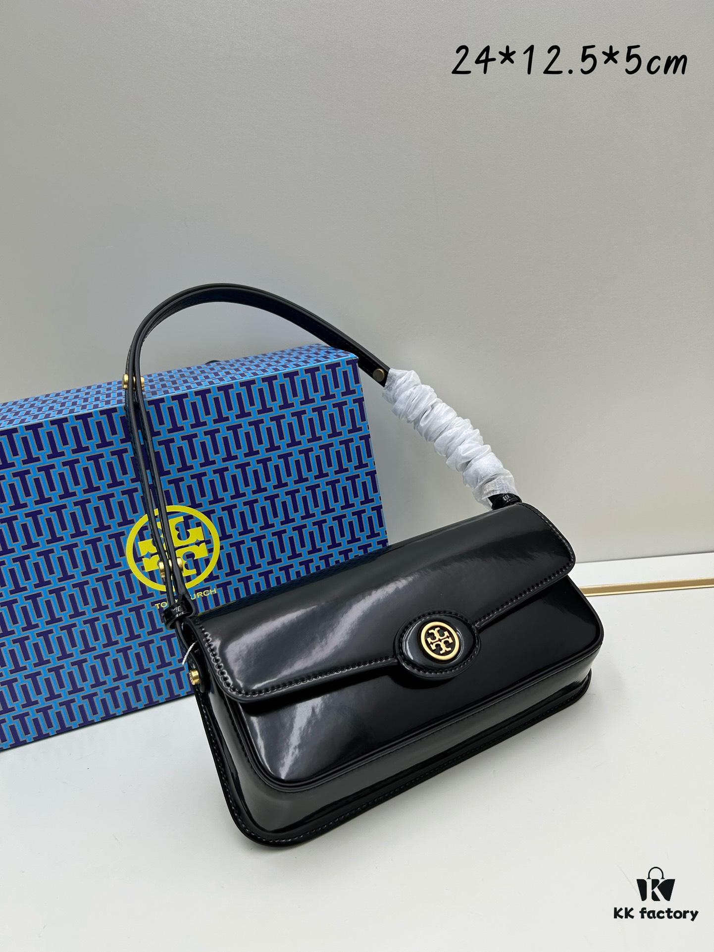 6930b23a6e68136f4d9ad902 Full Leather Series, New Arrival Attention to Detail: Tory Burch Robinson Rectangular Shoulder Bag
