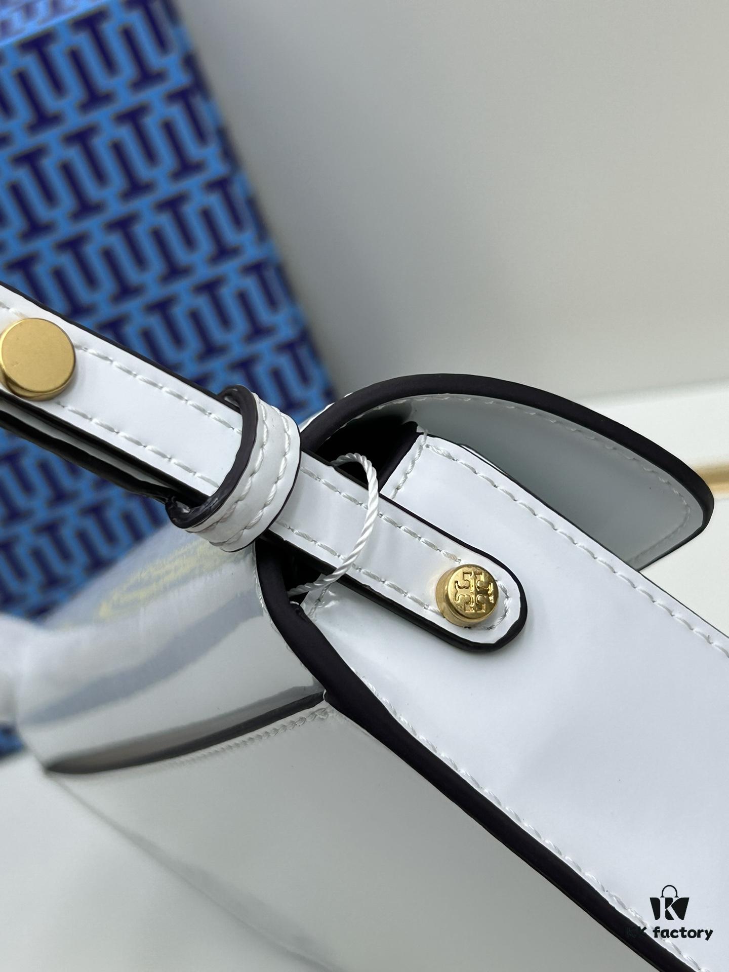 6930b2496e68136f4d9ad91e Tory Burch Robinson Rectangular Shoulder Bag, Full Leather Series, New Arrival with Attention to Detail
