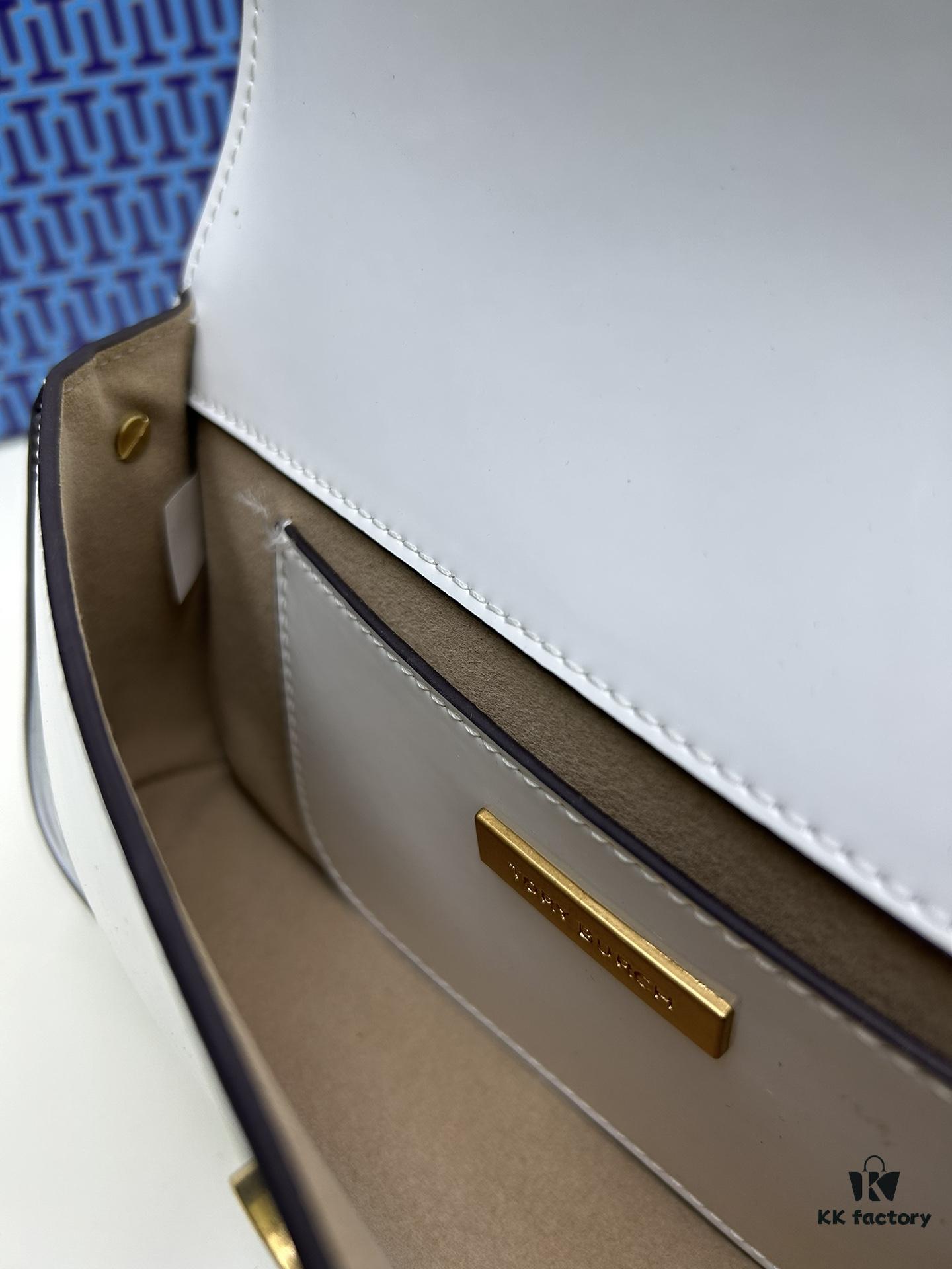 6930b24b6e68136f4d9ad923 Tory Burch Robinson Rectangular Shoulder Bag, Full Leather Series, New Arrival with Attention to Detail