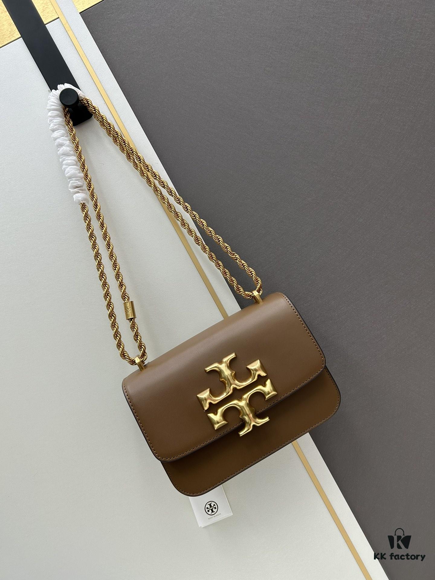 Original Quality [Full Leather Series, New Arrival with Attention to Details] Tory Burch Eleanor Small Convertible Shoulder Bag