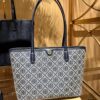 6930b2586e68136f4d9ad936 Tory Burch Large Monogram Shopping Tote Bag