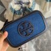 6930b2656e68136f4d9ad951 Authentic Quality Tory Burch New Denim Camera Bag Miller Crossbody Shoulder Bag in Denim Blue