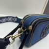 6930b26b6e68136f4d9ad95a Authentic Quality Tory Burch New Denim Camera Bag Miller Shoulder Crossbody Bag, Denim Blue, Perfect for Spring and Summer, Lightweight Travel