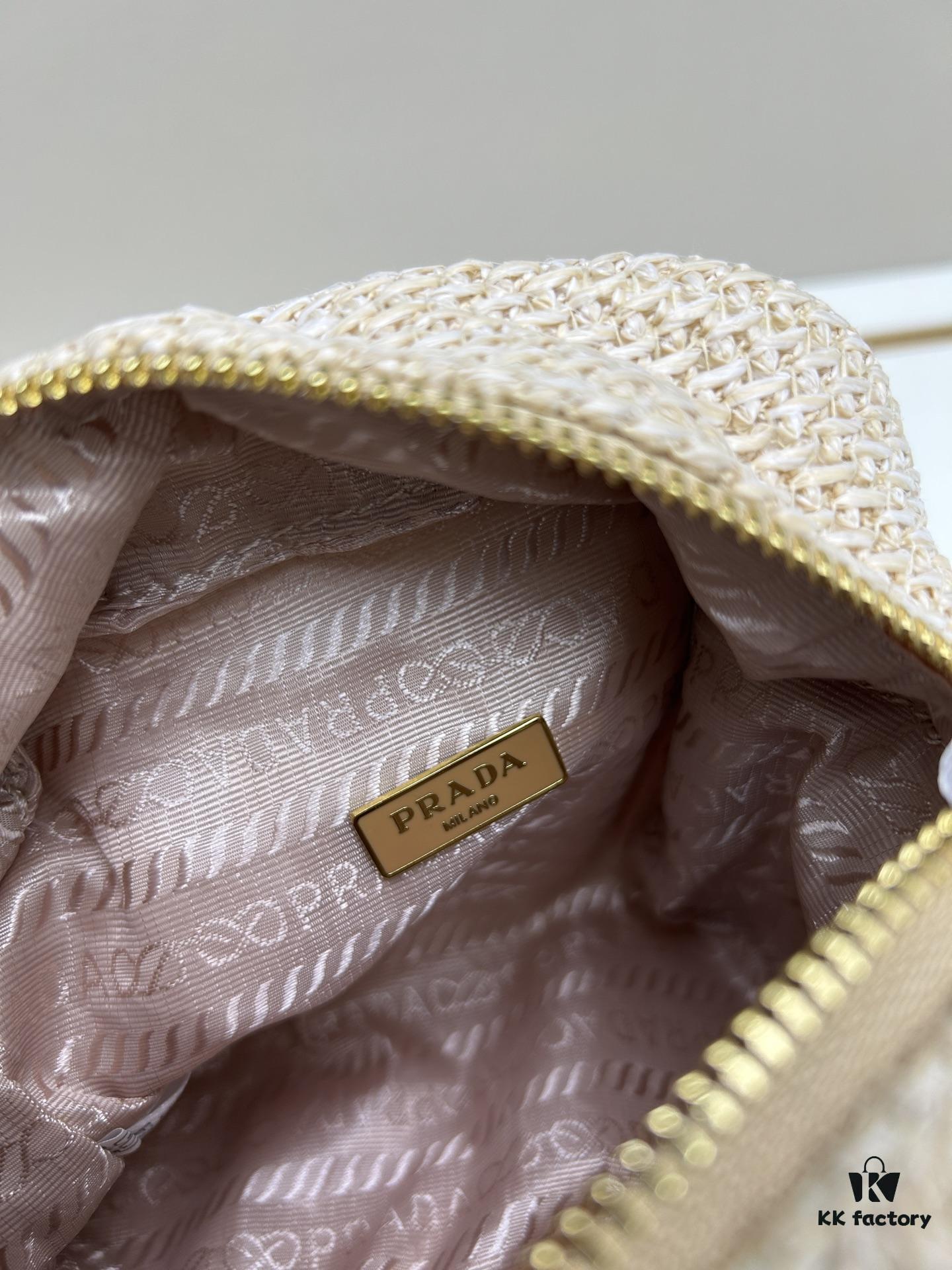 6930b2c26e68136f4d9ad9ef Small PRADA Woven Bag with Box | Lock in This Lazy Chic for Spring and Summer ✨