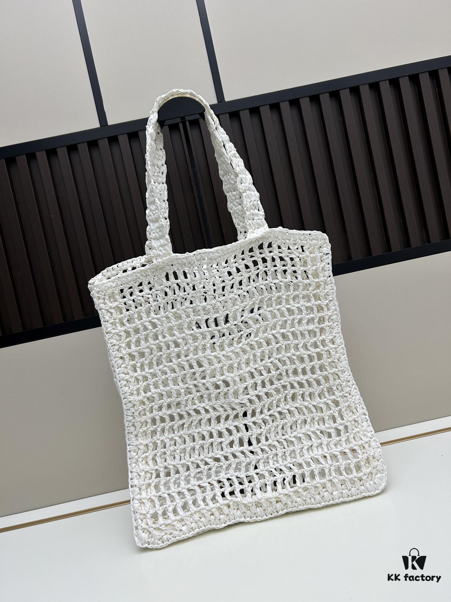 6930b2e36e68136f4d9ada2a Raffia Tote Bag