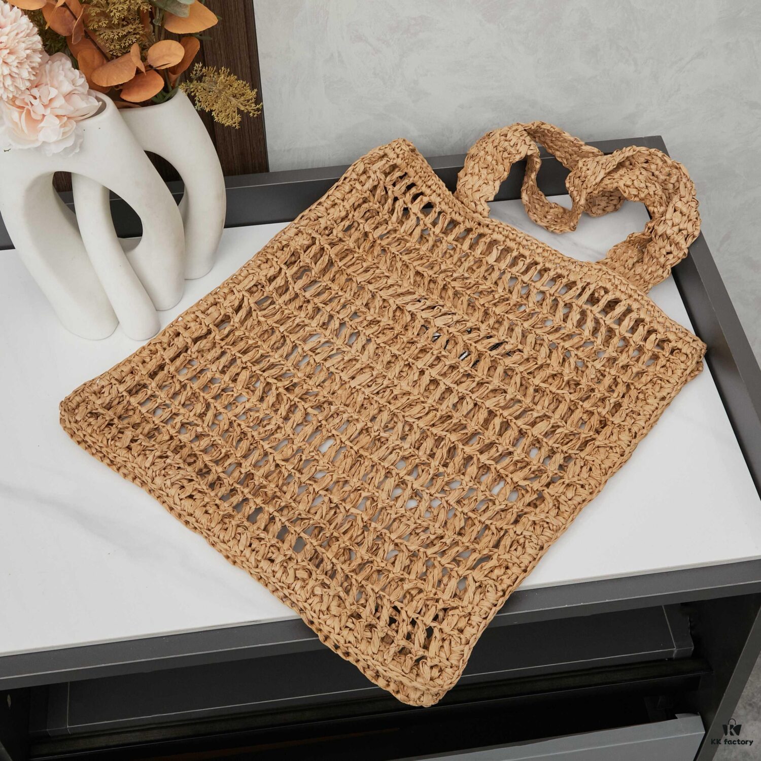 6930b3036e68136f4d9ada4e Raffia Tote Bag