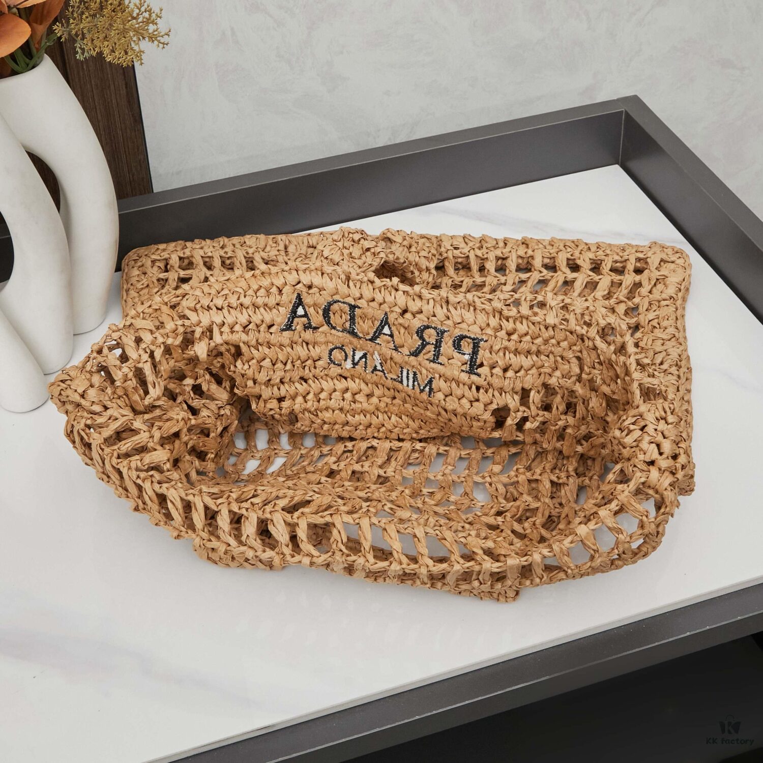 6930b3086e68136f4d9ada52 Raffia Tote Bag