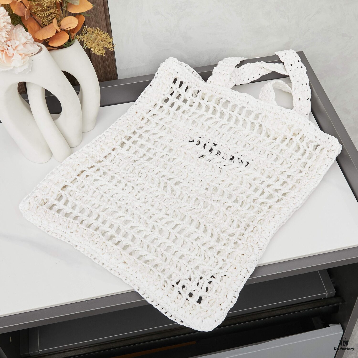 Raffia Fiber Tote Bag